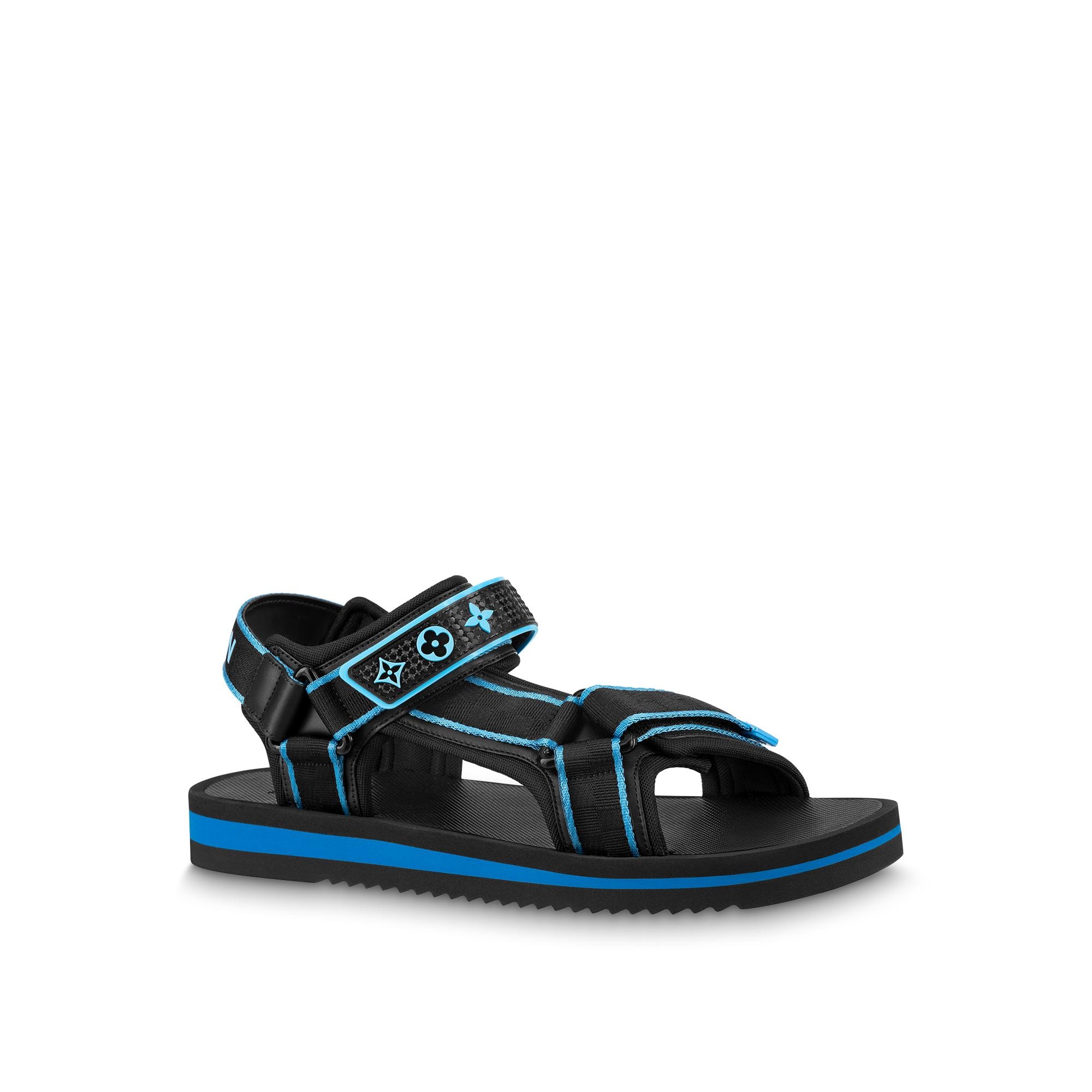 mens black louis vuitton slides