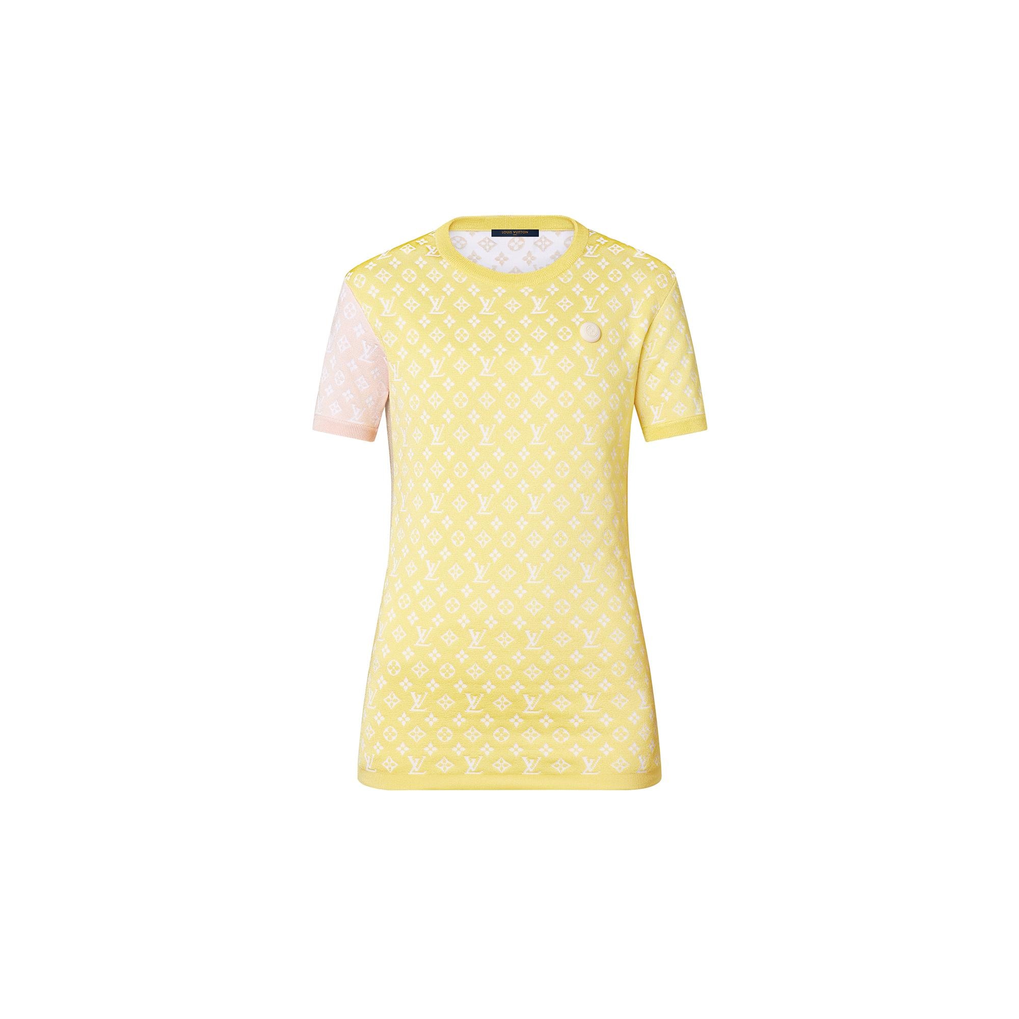 louis vuitton yellow t shirt