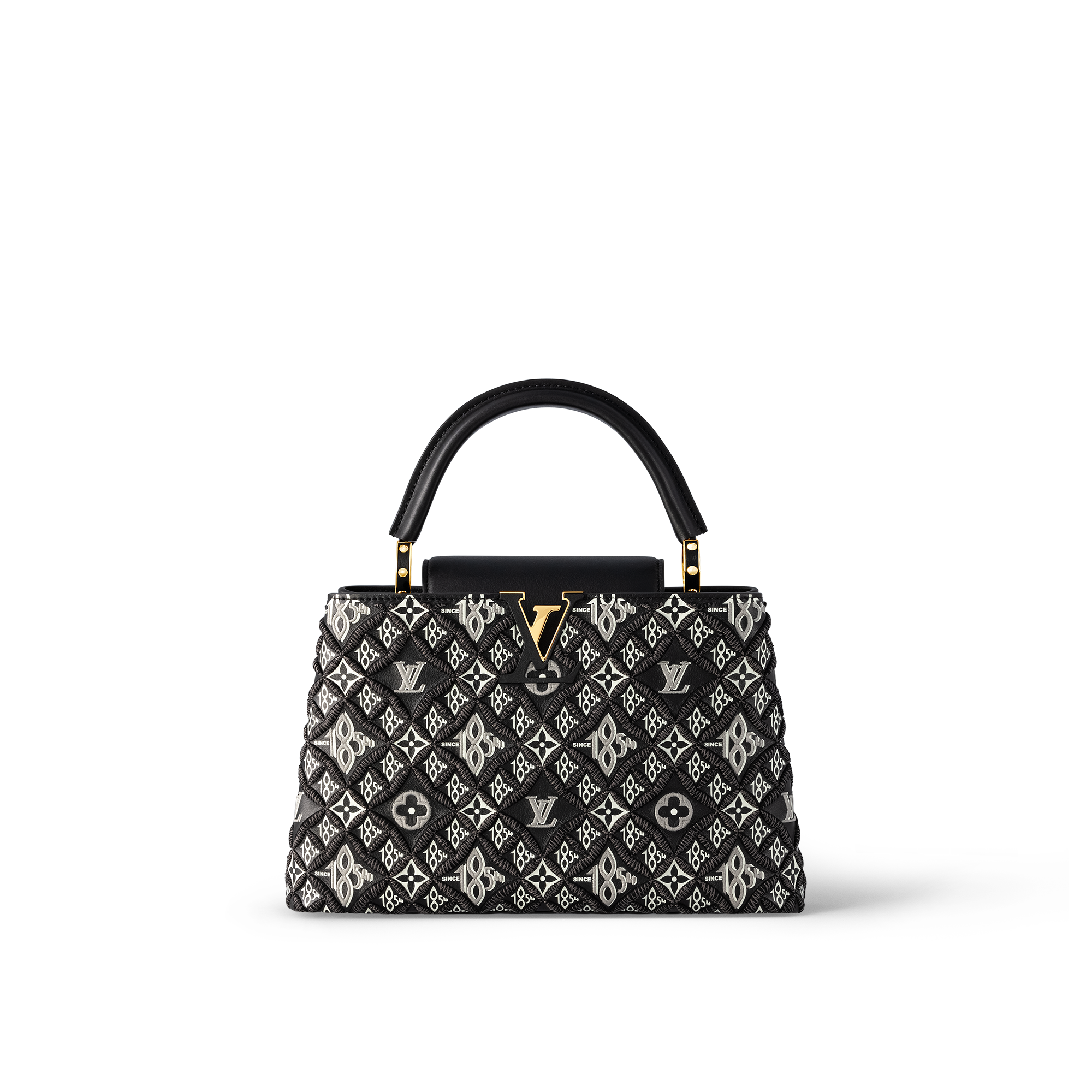 louis vuitton bag grey and white