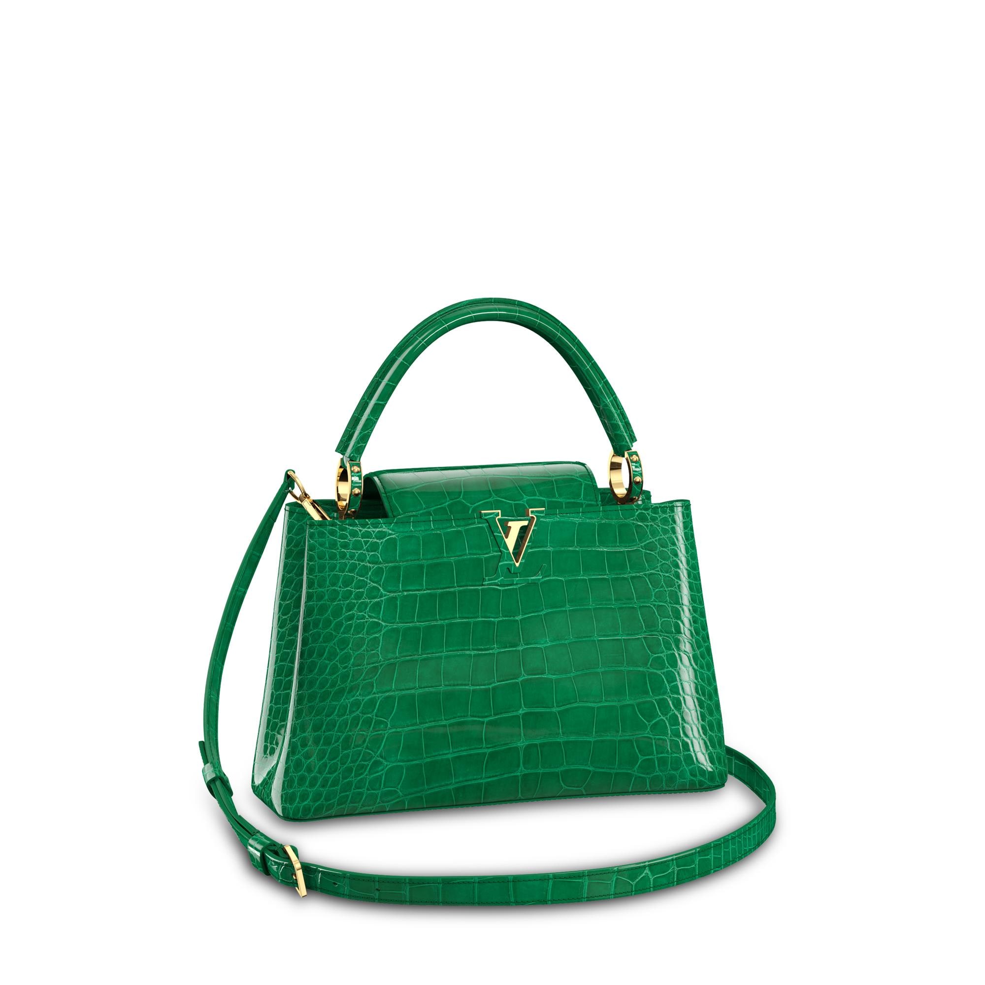 green louis vuitton bag