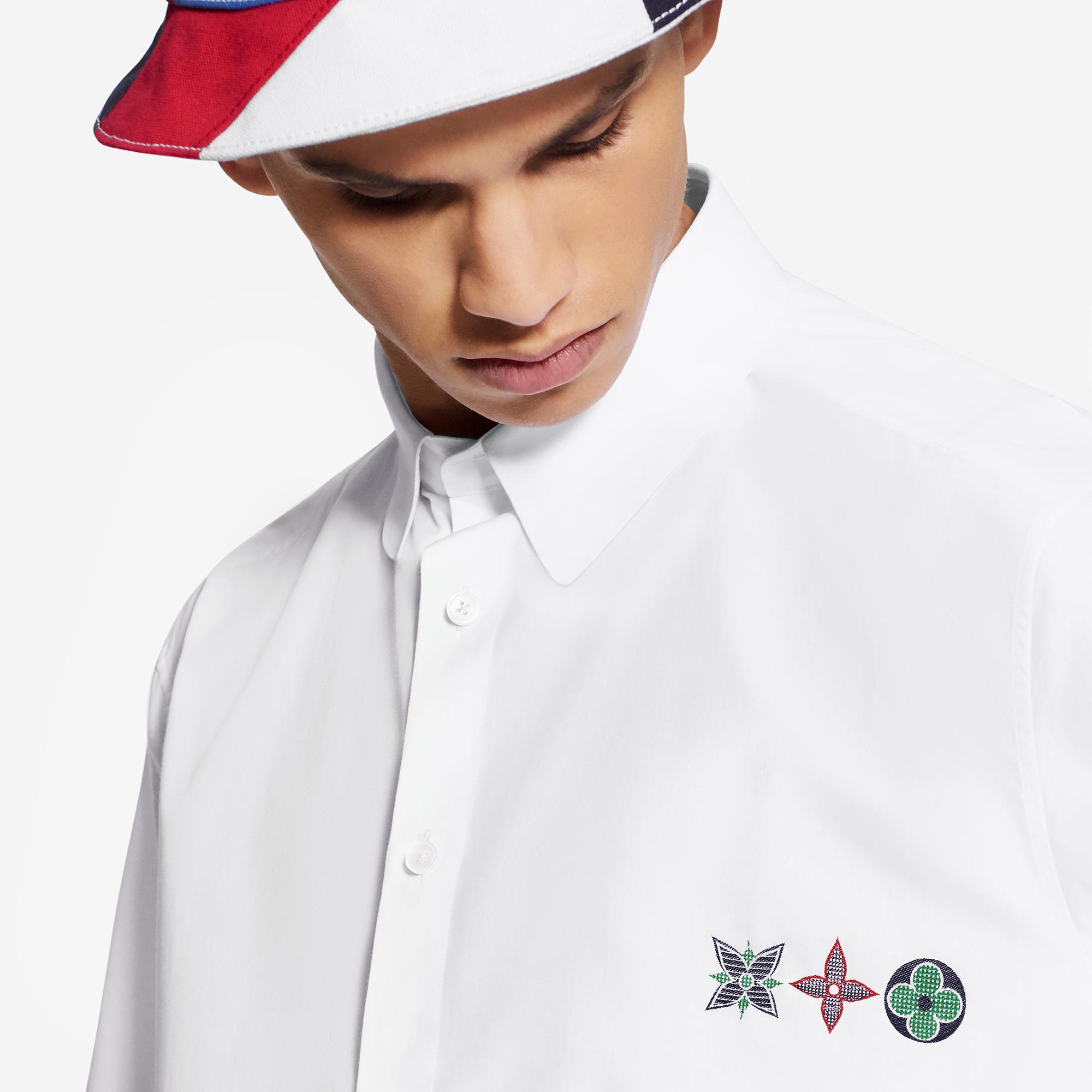 Louis Vuitton Collar Shirts For Men 