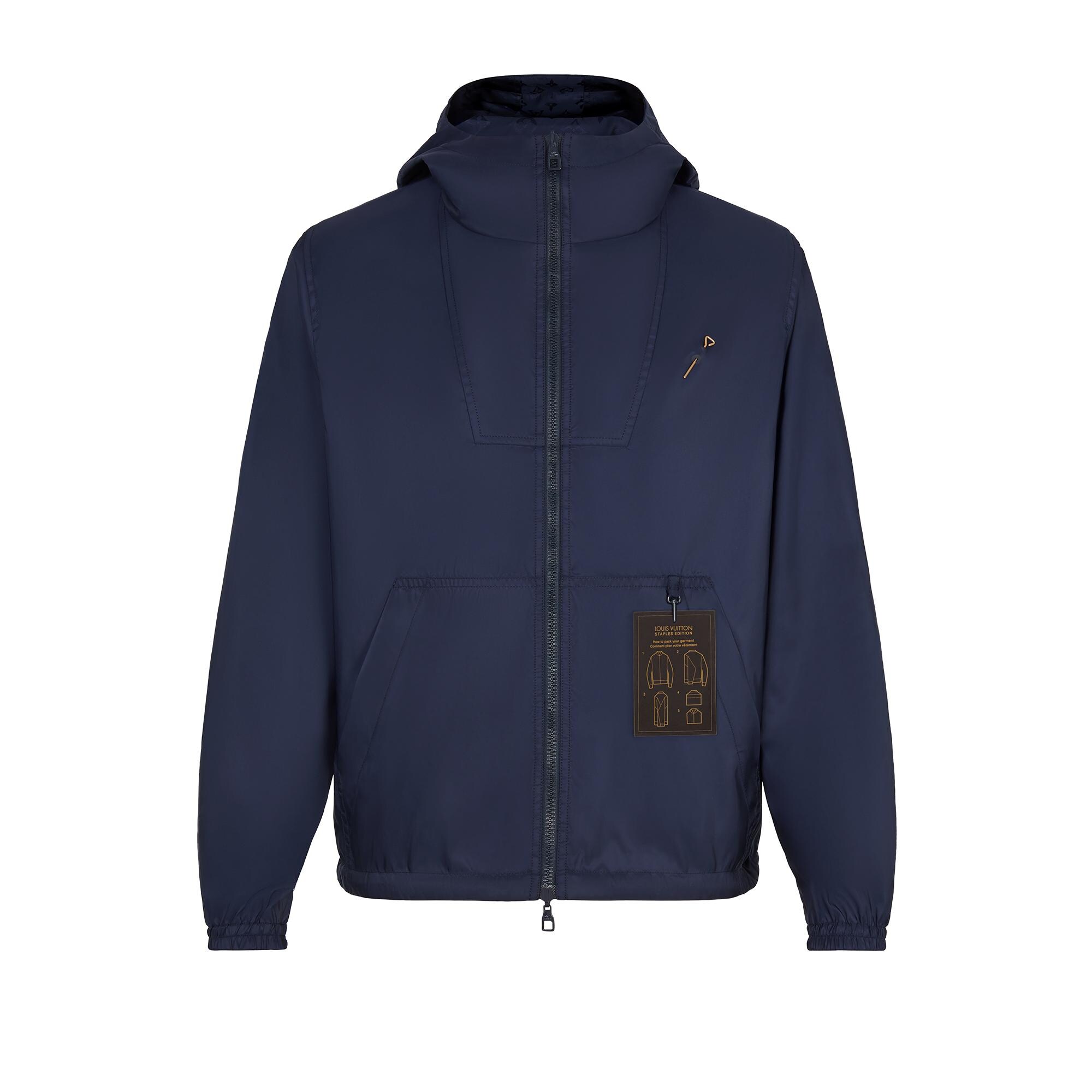 louis vuitton windbreaker blue