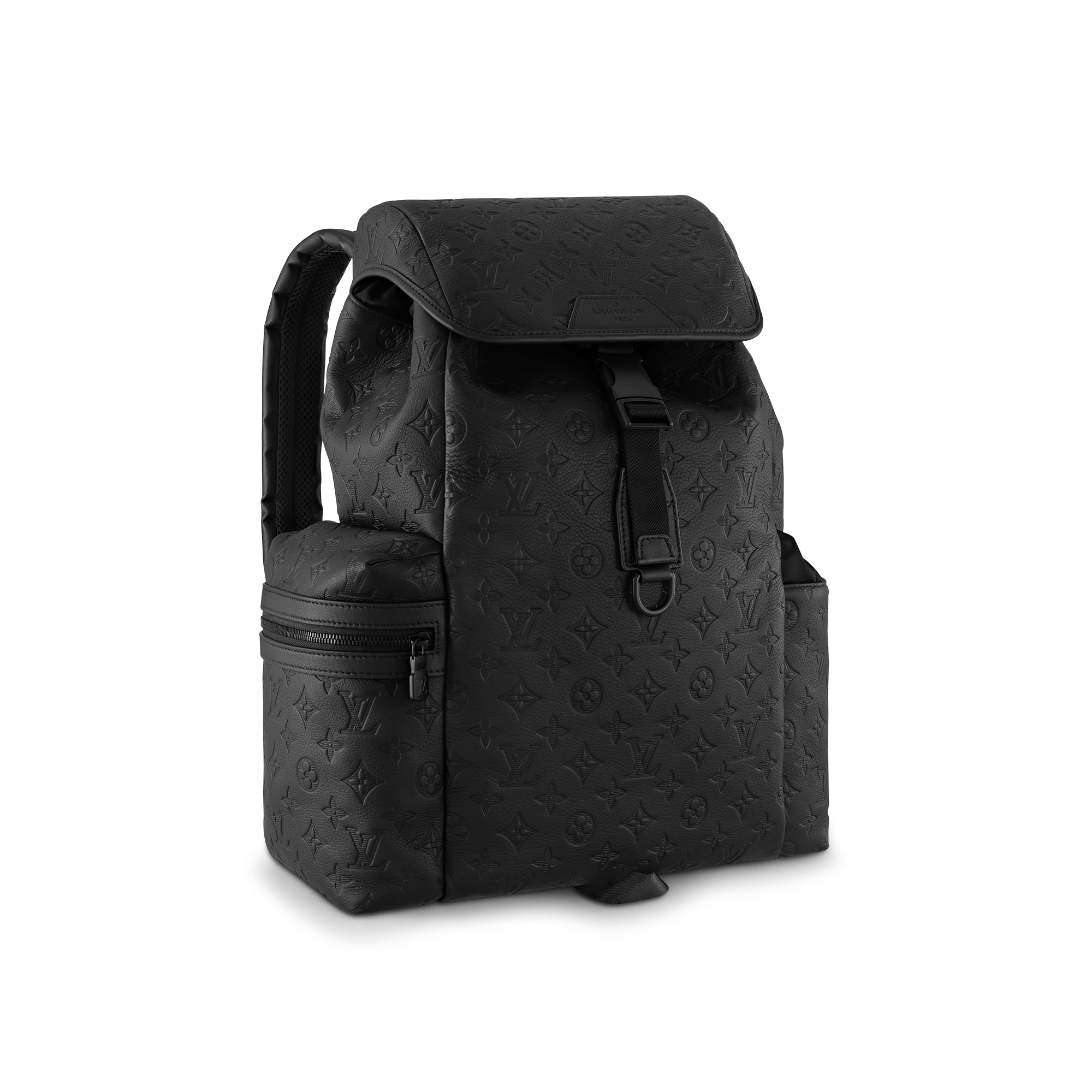 louis vuitton black back pack