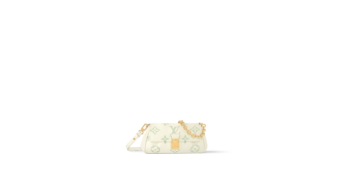 Favourite Bag - Luxury Bicolour Monogram Empreinte Leather Beige 