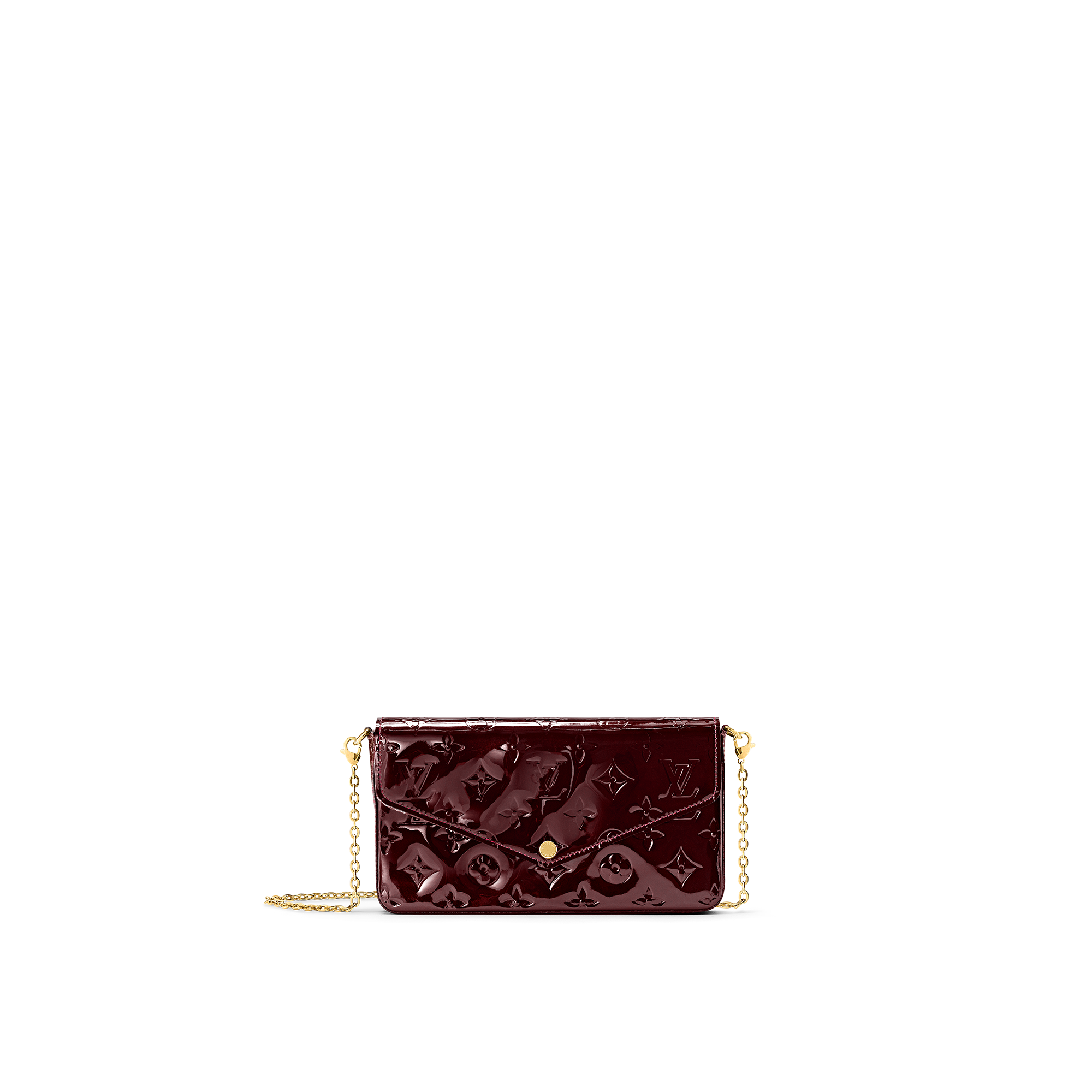 pochette felicie amarante