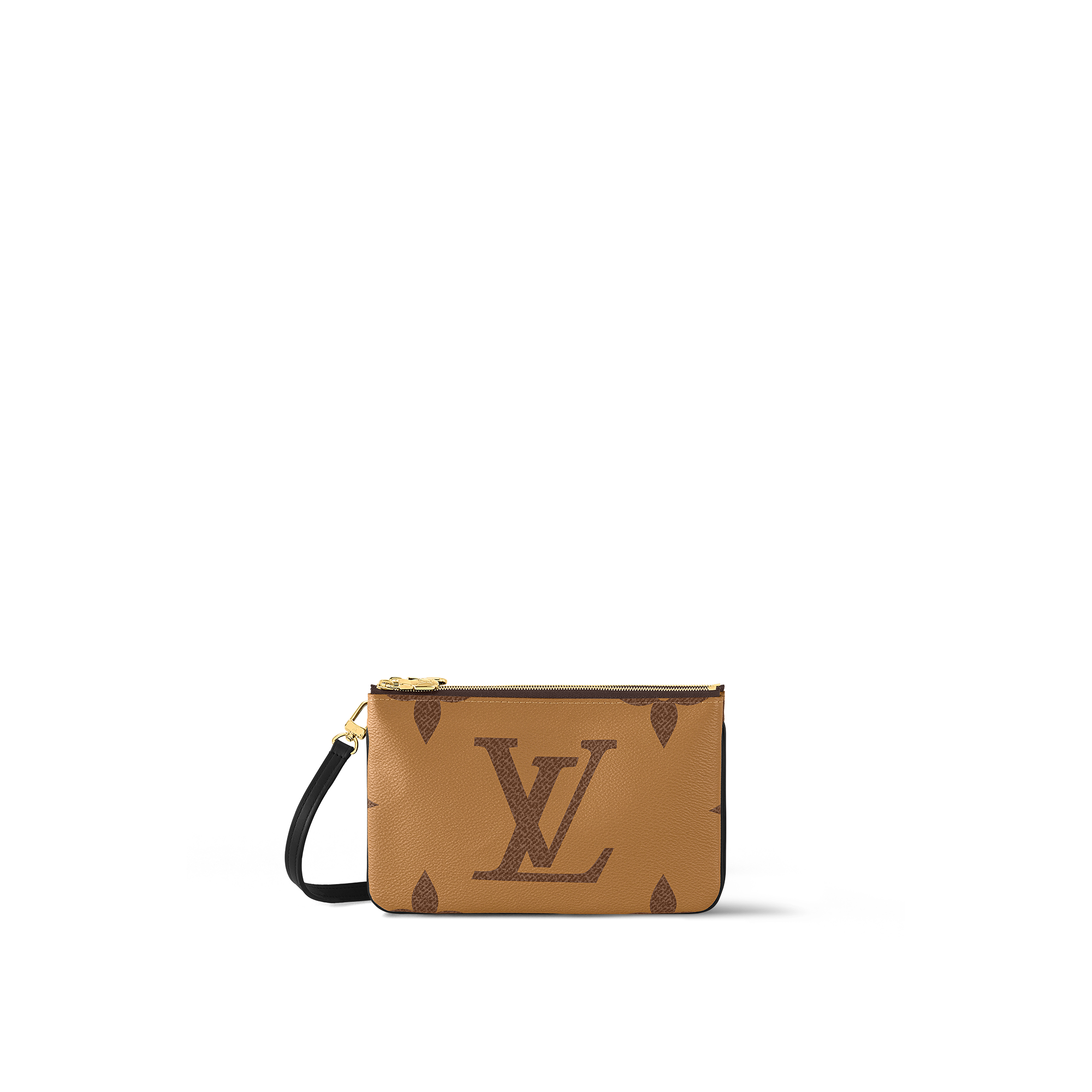 louis vuitton pochette double zip monogram