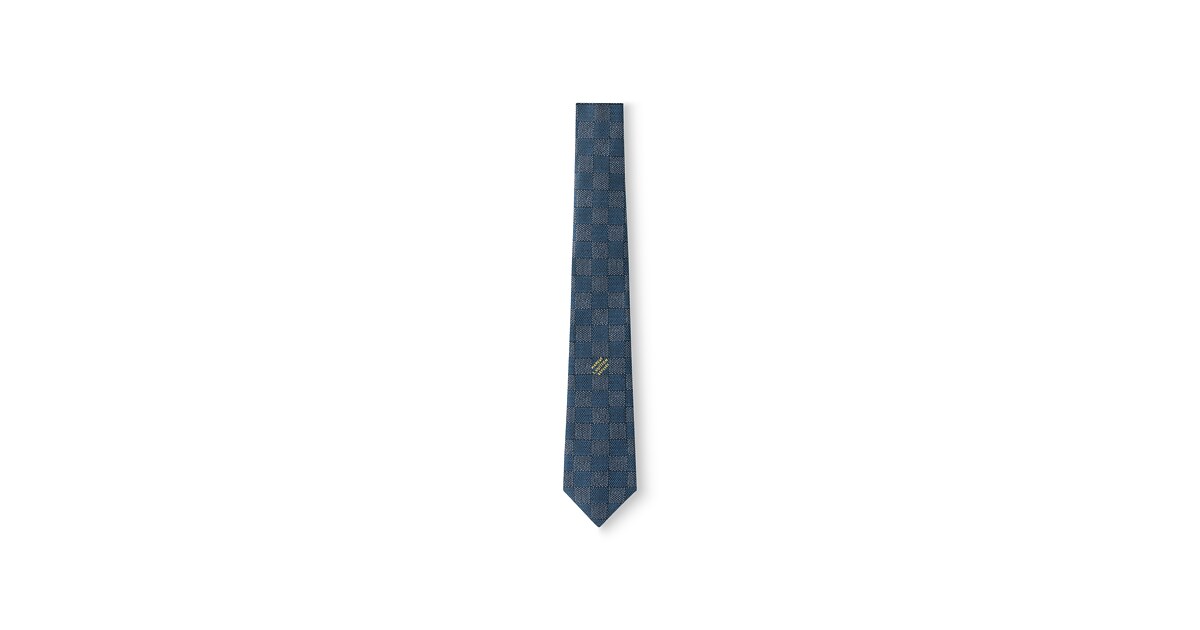 Damier Heritage Tie - Luxury S00 Blue | LOUIS VUITTON 