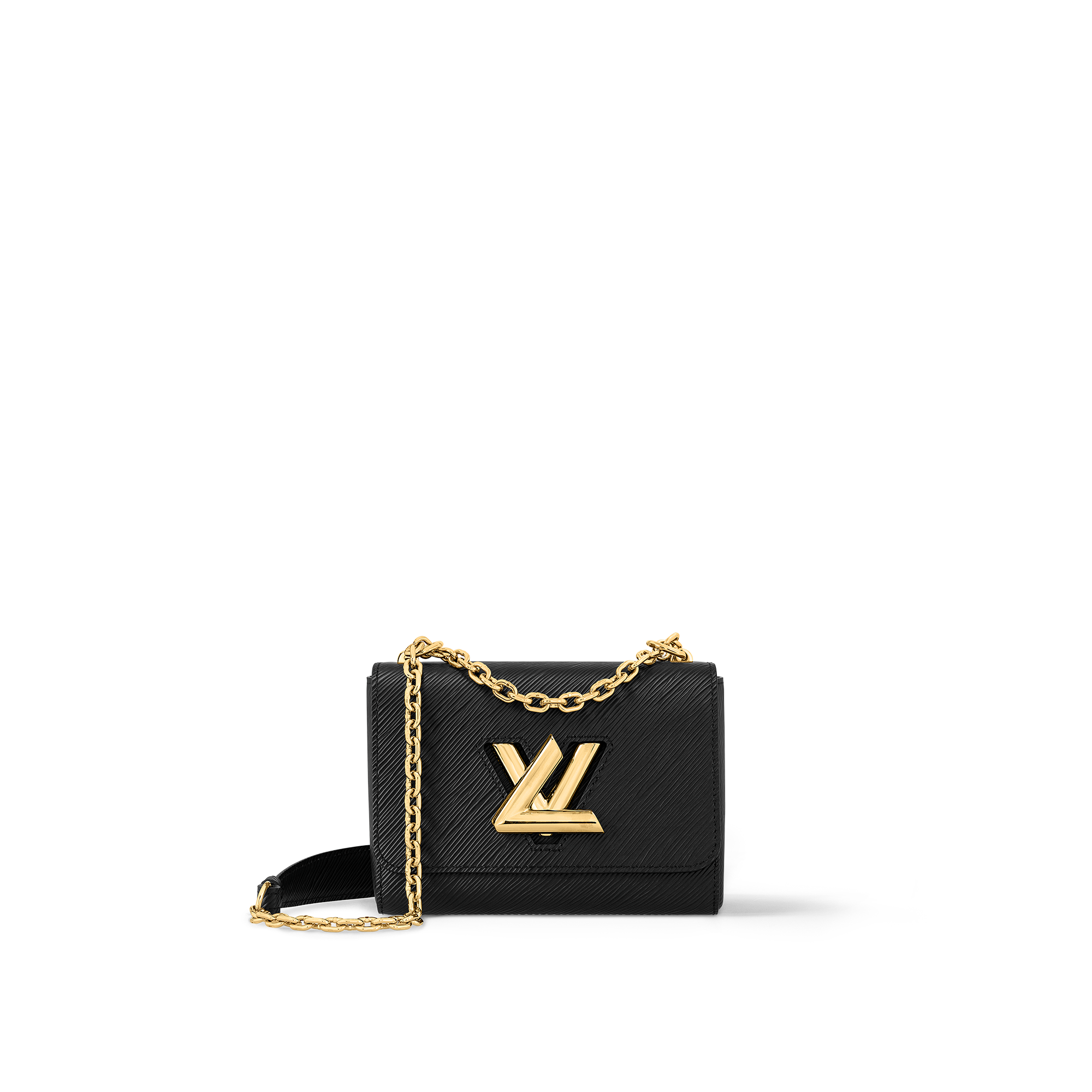 louis vuitton purse black and gold