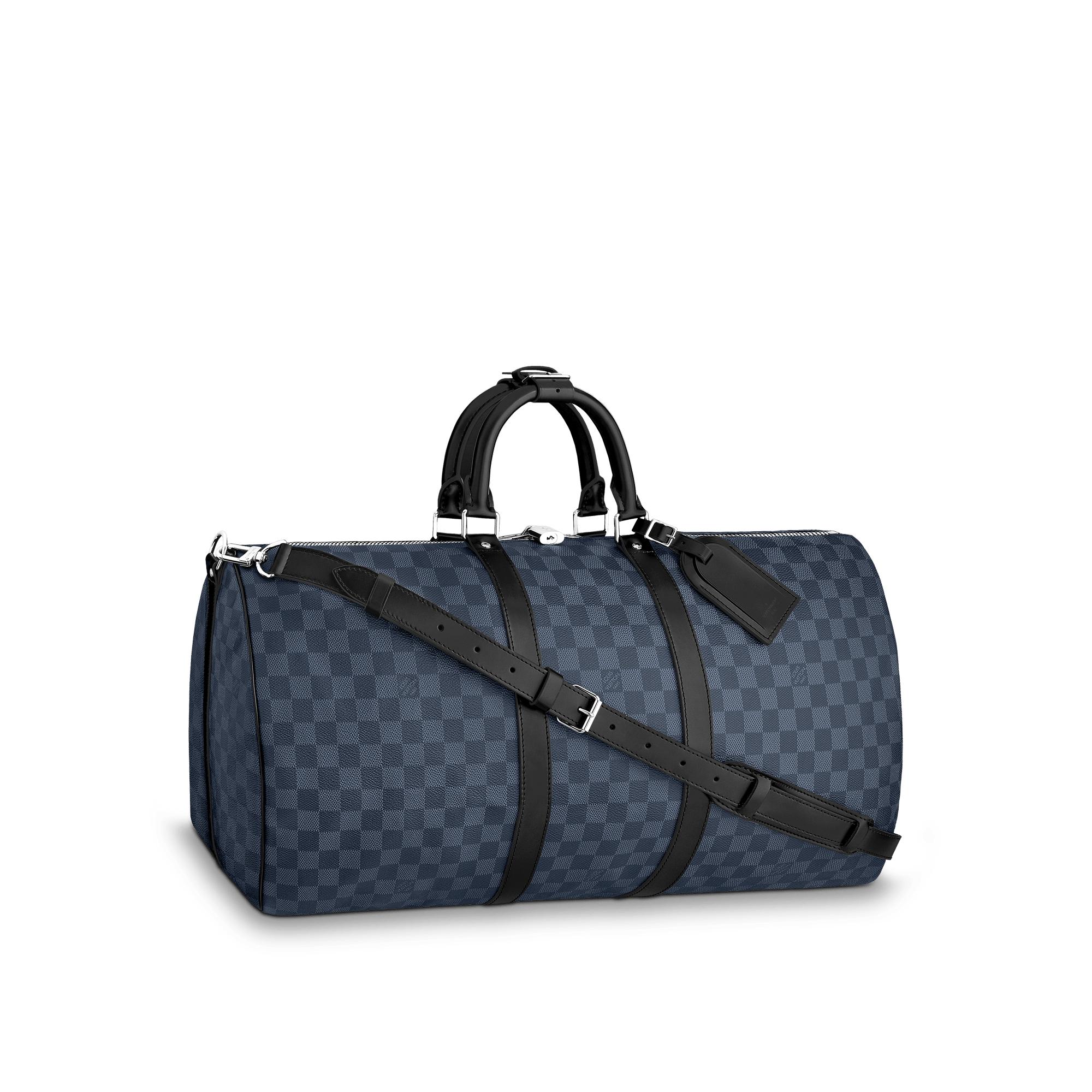 louis vuitton keepall 55 cobalt