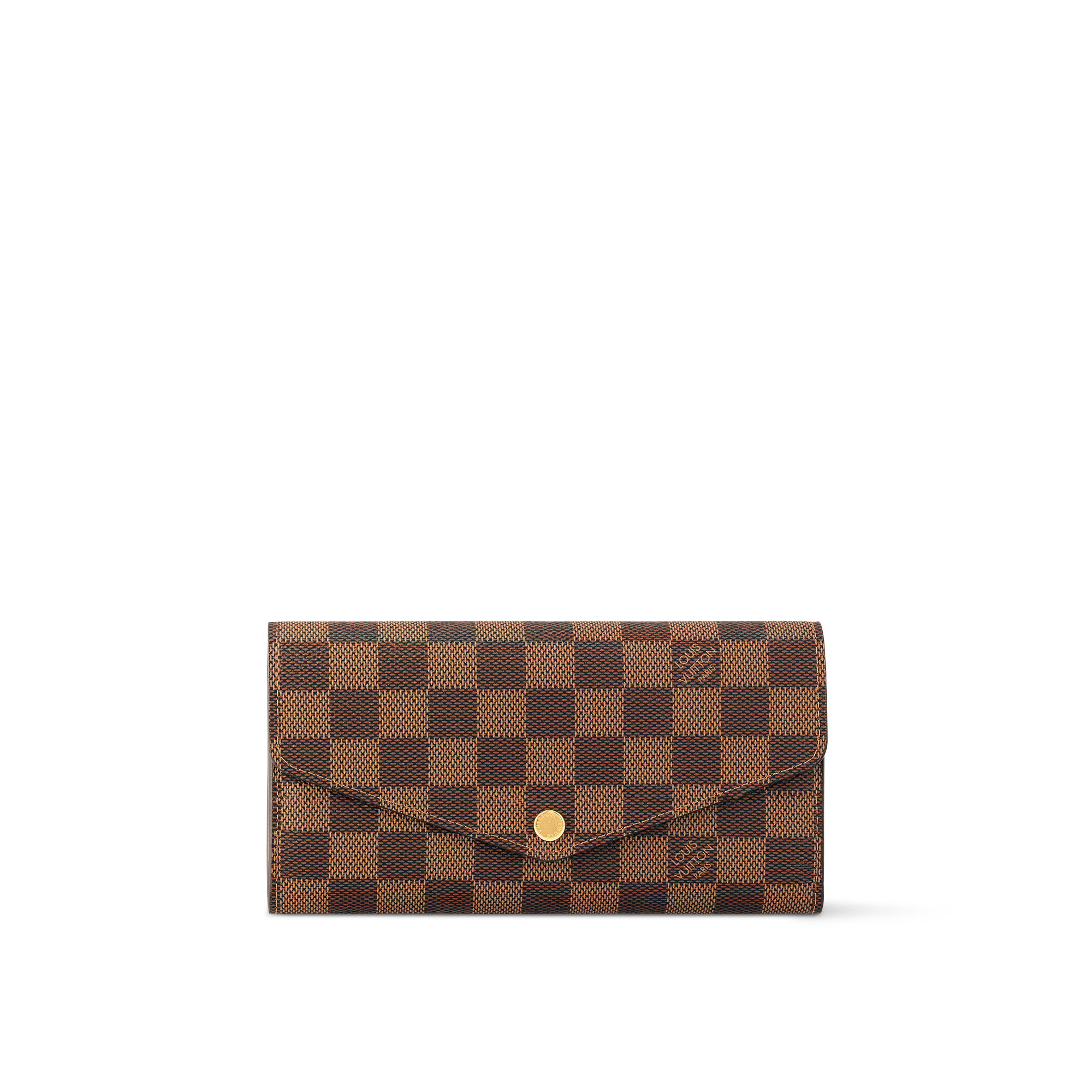 louis vuitton damier ebene sarah wallet