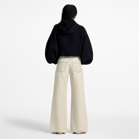 Women - 3D Monogram Jeans Women Ready-to-Wear Trousers | LOUIS VUITTON (Product zoom)