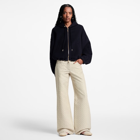 Women - 3D Monogram Jeans Women Ready-to-Wear Trousers | LOUIS VUITTON (Product zoom)