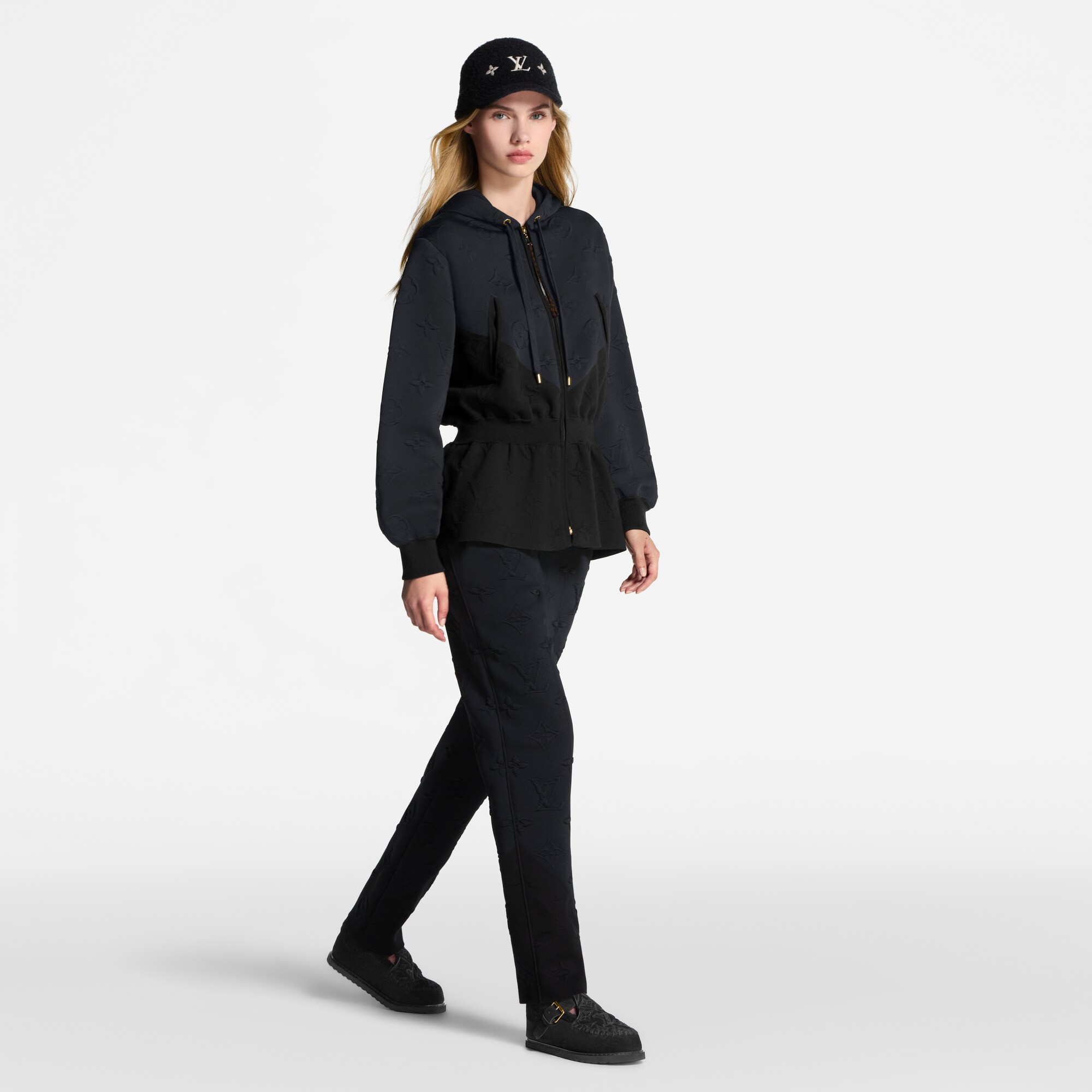 Women - 3D Monogram Jogging Trousers  Women Ready-to-Wear Trousers | LOUIS VUITTON (Product zoom)