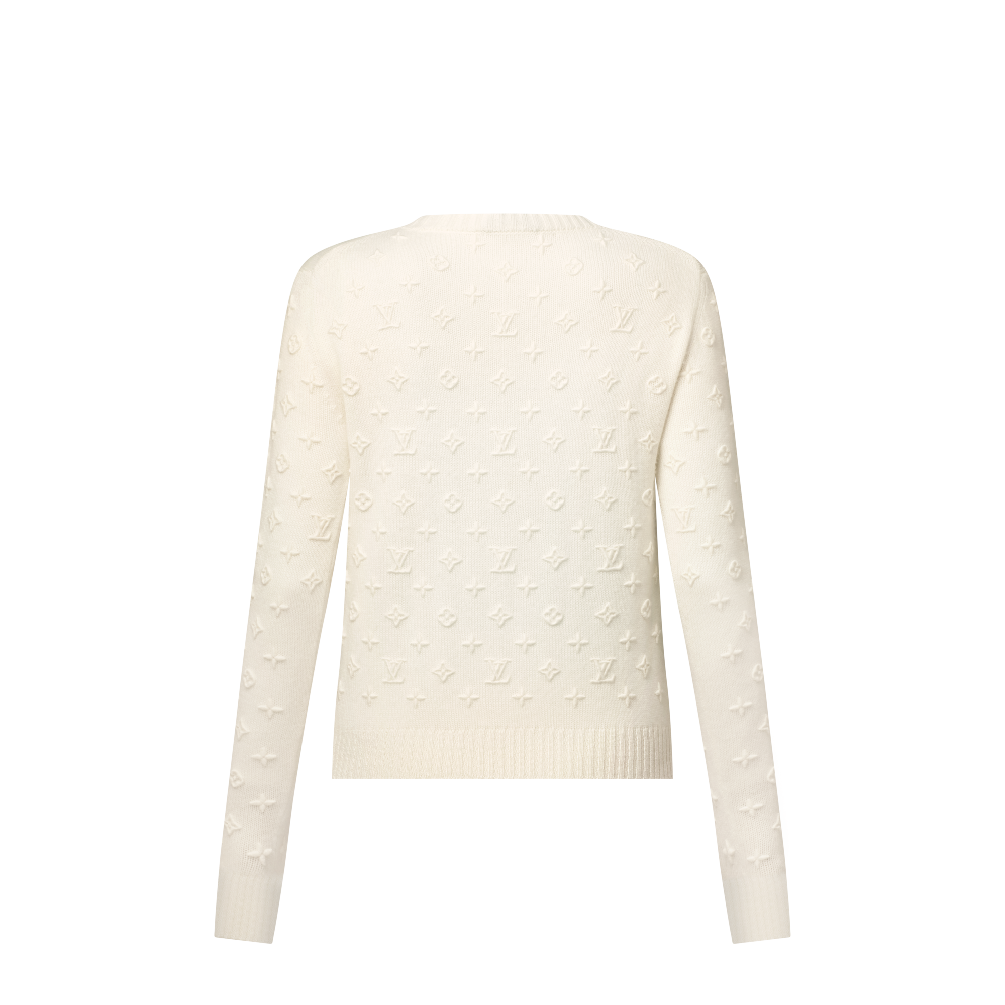 Women - 3D Monogram Knit Jumper  Women Ready-to-Wear Knitwear | LOUIS VUITTON (Product zoom)