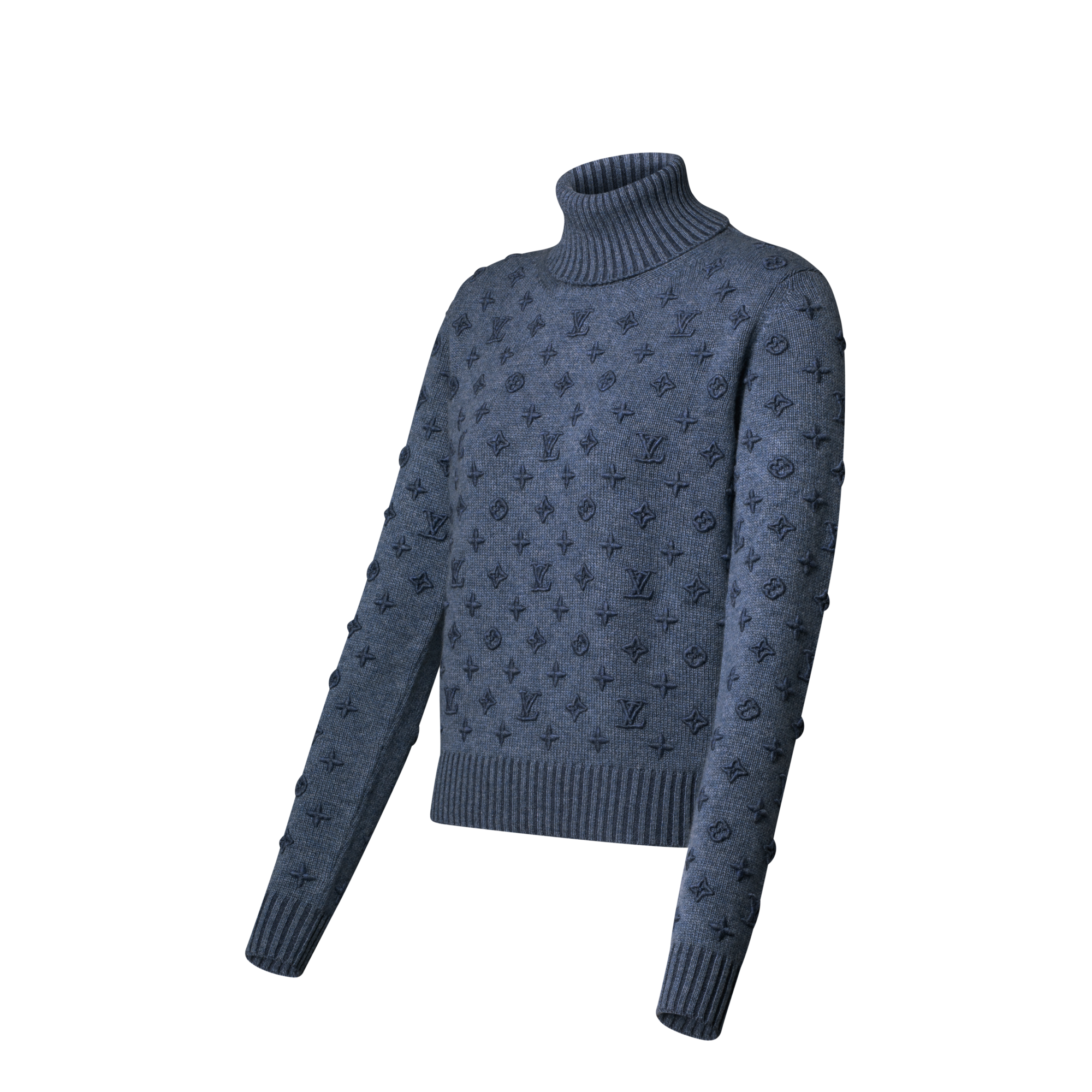 Women - 3D Signature Turtleneck Jumper  Women Ready-to-Wear Knitwear | LOUIS VUITTON (Product zoom)