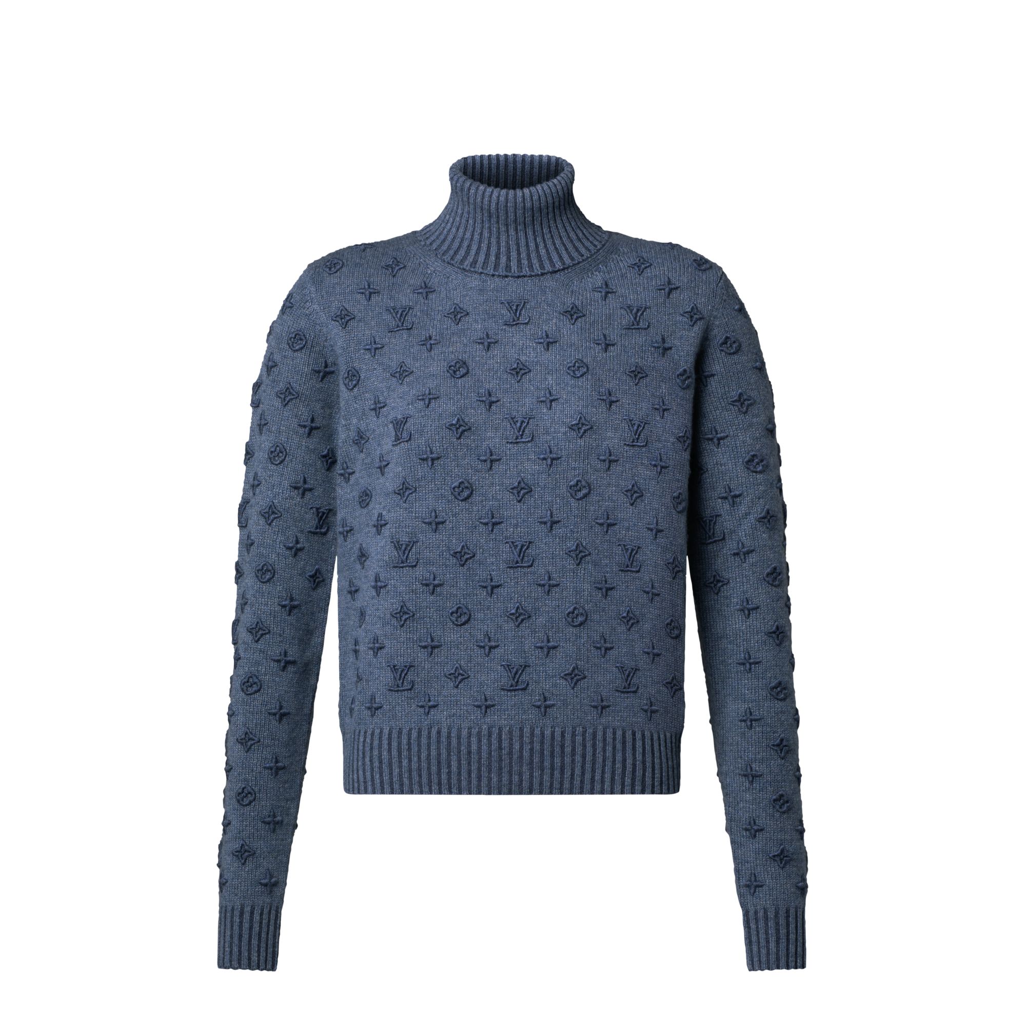 Women - 3D Signature Turtleneck Jumper  Women Ready-to-Wear Knitwear | LOUIS VUITTON (Product zoom)