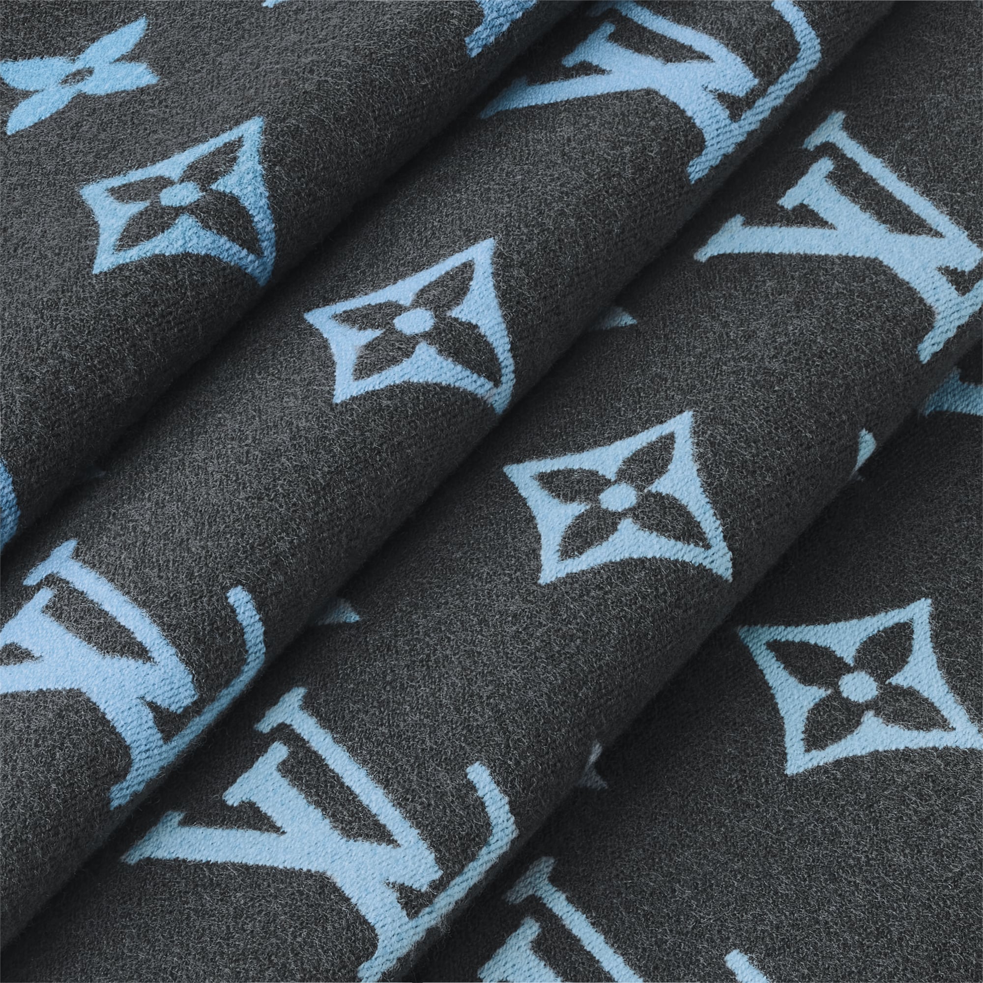 Men - All About Monogram Gradient Scarf S00 Men Accessories Scarves | LOUIS VUITTON (Product zoom)