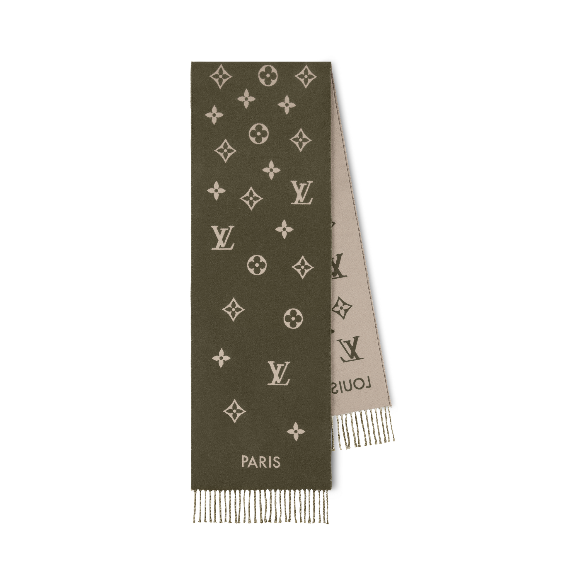 Men - All About Monogram Scarf S00 Men Accessories Scarves | LOUIS VUITTON (Product zoom)