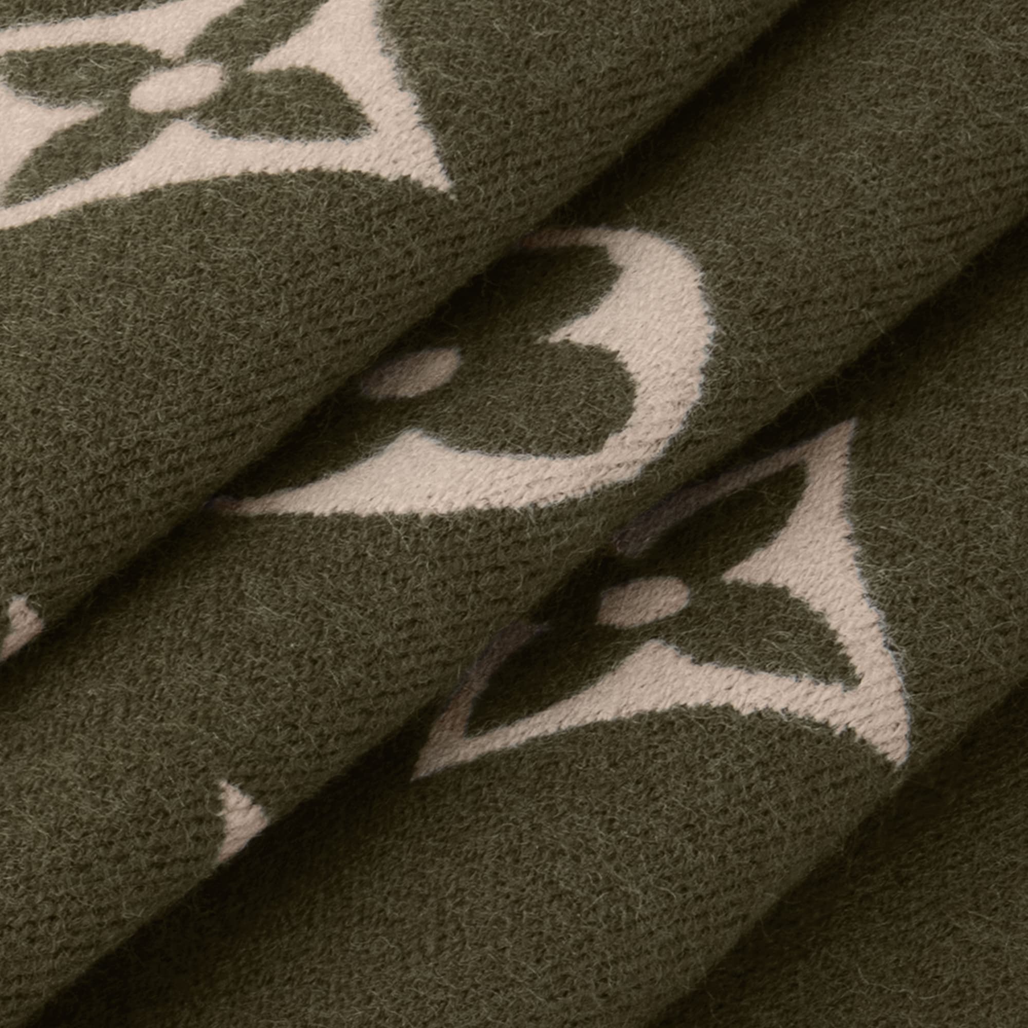 Men - All About Monogram Scarf S00 Men Accessories Scarves | LOUIS VUITTON (Product zoom)