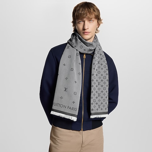 Men - All About Monogram Stole S00 Men Accessories Scarves | LOUIS VUITTON (Product zoom)