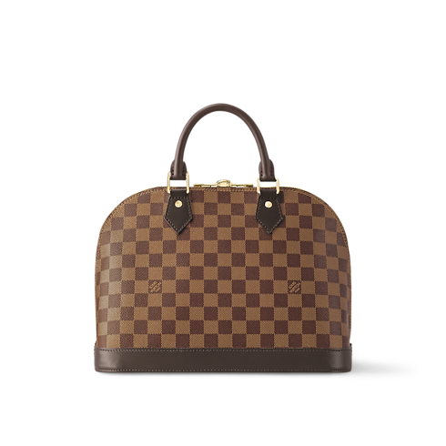 Women - Alma PM Damier Ebene Canvas Women Handbags Handbags | LOUIS VUITTON (Product zoom)