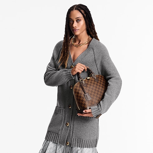 Women - Alma PM Damier Ebene Canvas Women Handbags Handbags | LOUIS VUITTON (Product zoom)