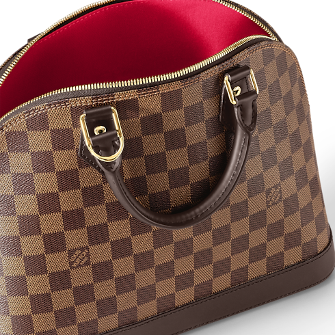 Women - Alma PM Damier Ebene Canvas Women Handbags Handbags | LOUIS VUITTON (Product zoom)