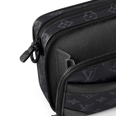 Men - Alpha Messenger Bag Monogram Eclipse Men Bags All Collections | LOUIS VUITTON (Product zoom)