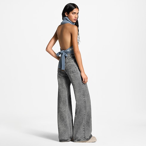 Women - Alpine Knit Crop Top Women Ready-to-Wear Tops and Shirts | LOUIS VUITTON (Product zoom)