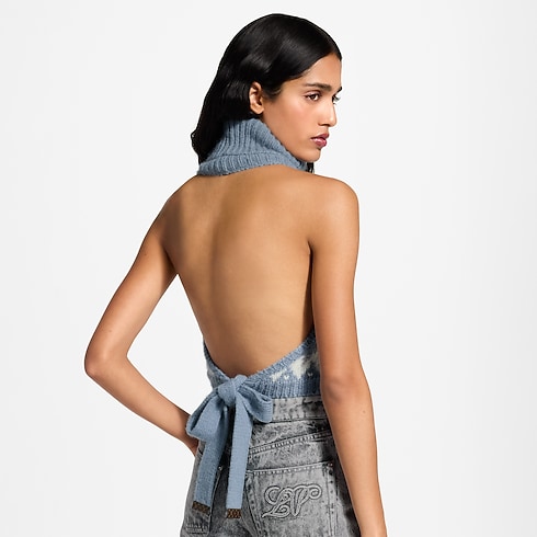 Women - Alpine Knit Crop Top Women Ready-to-Wear Tops and Shirts | LOUIS VUITTON (Product zoom)