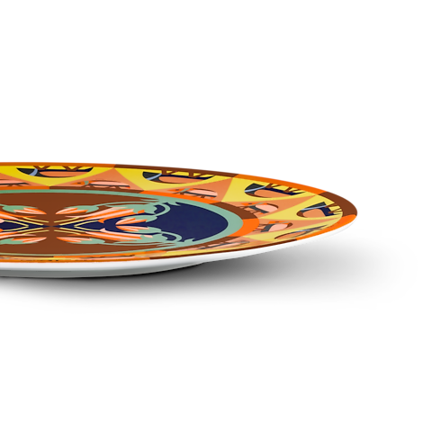 Trunks, Travel and Home - Animali Fantastici Flowers Presentation Plate Trunks, Travel and Home Home and Art of Dining Art of Dining | LOUIS VUITTON (Product zoom)