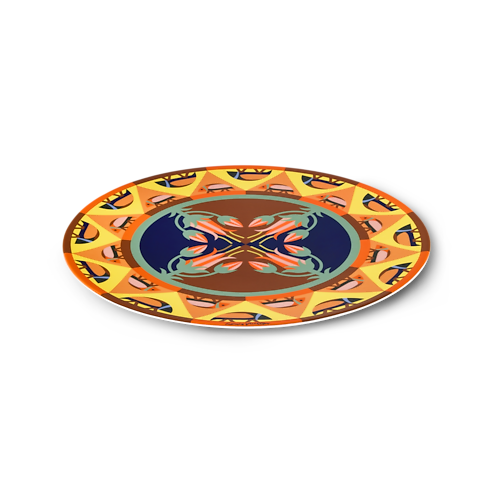 Trunks, Travel and Home - Animali Fantastici Flowers Presentation Plate Trunks, Travel and Home Home and Art of Dining Art of Dining | LOUIS VUITTON (Product zoom)