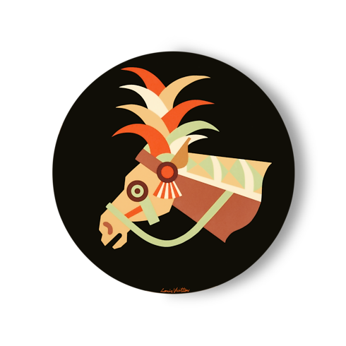 Trunks, Travel and Home - Animali Fantastici Horse Dinner Plate Trunks, Travel and Home Home and Art of Dining Art of Dining | LOUIS VUITTON (Product zoom)