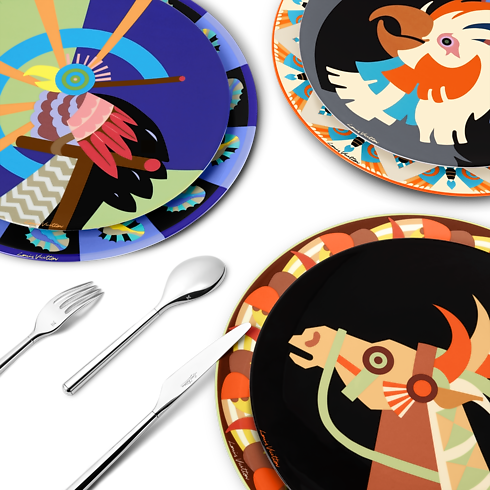 Trunks, Travel and Home - Animali Fantastici Set of 6 Presentation Plates Trunks, Travel and Home Home and Art of Dining Art of Dining | LOUIS VUITTON (Product zoom)