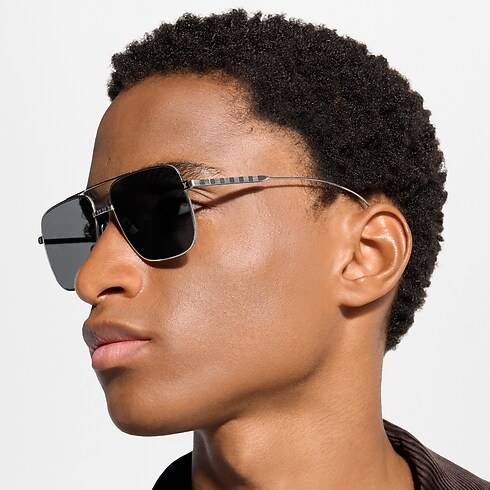 Men - Attitude Light Large Aviator Sunglasses S00 Men Accessories Eyewear | LOUIS VUITTON (Product zoom)