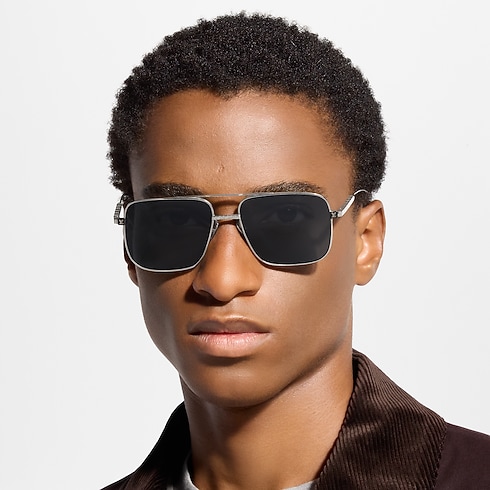 Men - Attitude Light Large Aviator Sunglasses S00 Men Accessories Eyewear | LOUIS VUITTON (Product zoom)