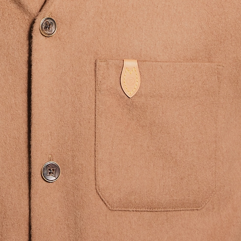 Men - Baby Camel Hair Overshirt Men Ready-to-Wear All Ready-to-Wear | LOUIS VUITTON (Product zoom)