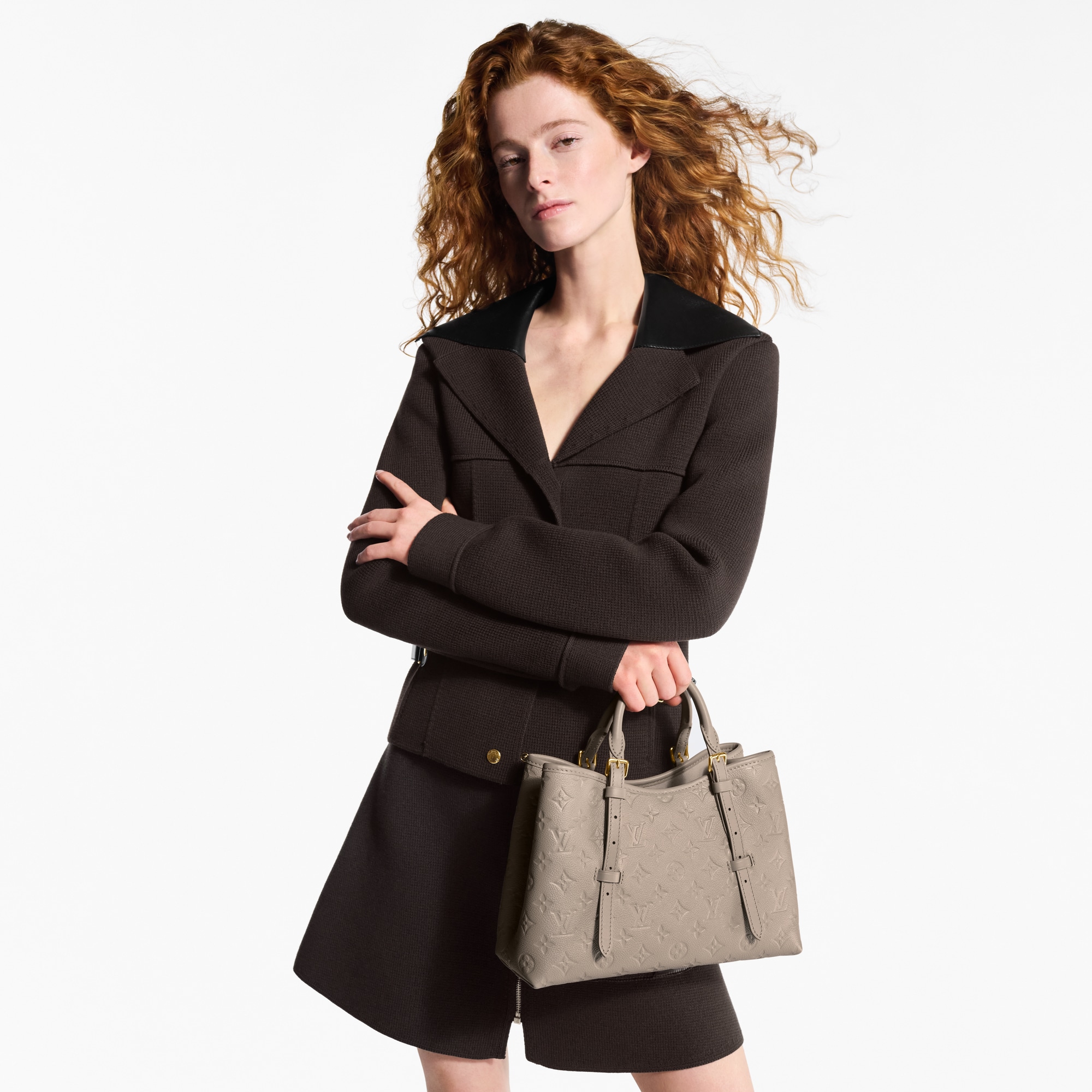 Women - Babylone PM Tote Bag Monogram Empreinte Leather Women Handbags Handbags | LOUIS VUITTON (Product zoom)