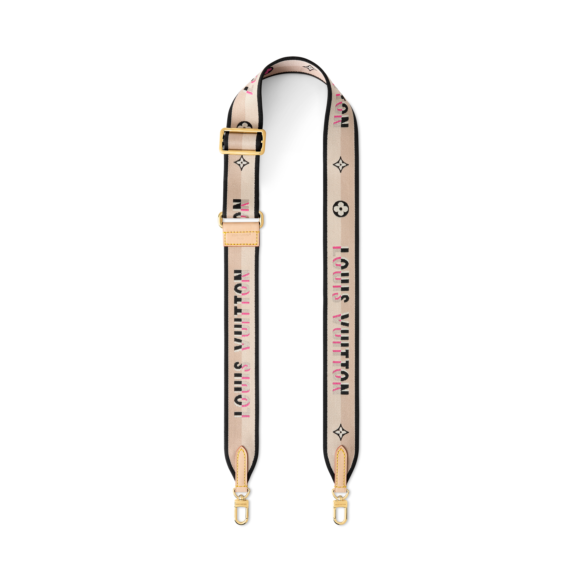 Pink Louis Vuitton Favorite Strap Pink Strap Multi Pochette Accessoires Strap LOUIS VUITTON Monogram Multi  Pochette Accessories Shoulder Strap