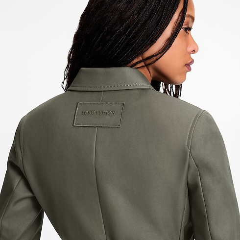 Women - Belted Double-Breasted Jacket Women Ready-to-Wear Coats and Jackets | LOUIS VUITTON (Product zoom)