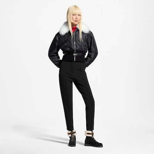 Women - Belted Seam Detail Trousers Women Ready-to-Wear Pants and Shorts | LOUIS VUITTON (Product zoom)