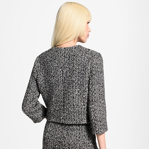 Women - Bijoux Button Glitter Tweed Jacket Women Ready-to-Wear Coats and Jackets | LOUIS VUITTON (Product zoom)