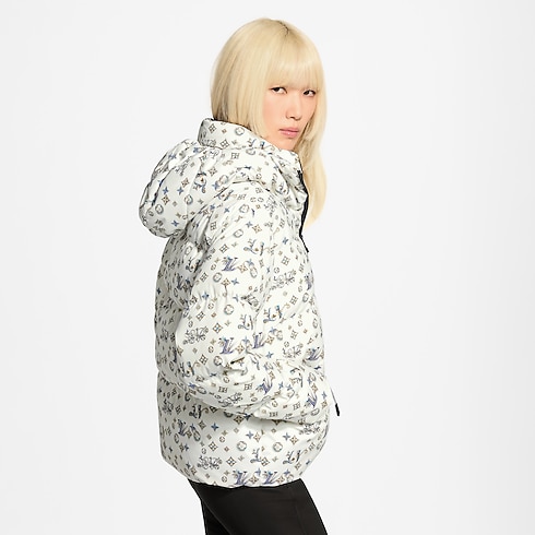 Women - Bijoux Print Ski Jacket Women Ready-to-Wear Coats and Jackets | LOUIS VUITTON (Product zoom)