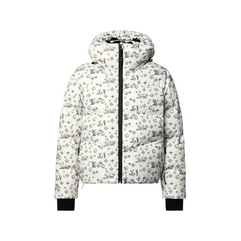 Women - Bijoux Print Ski Jacket Women Ready-to-Wear Coats and Jackets | LOUIS VUITTON (Product zoom)