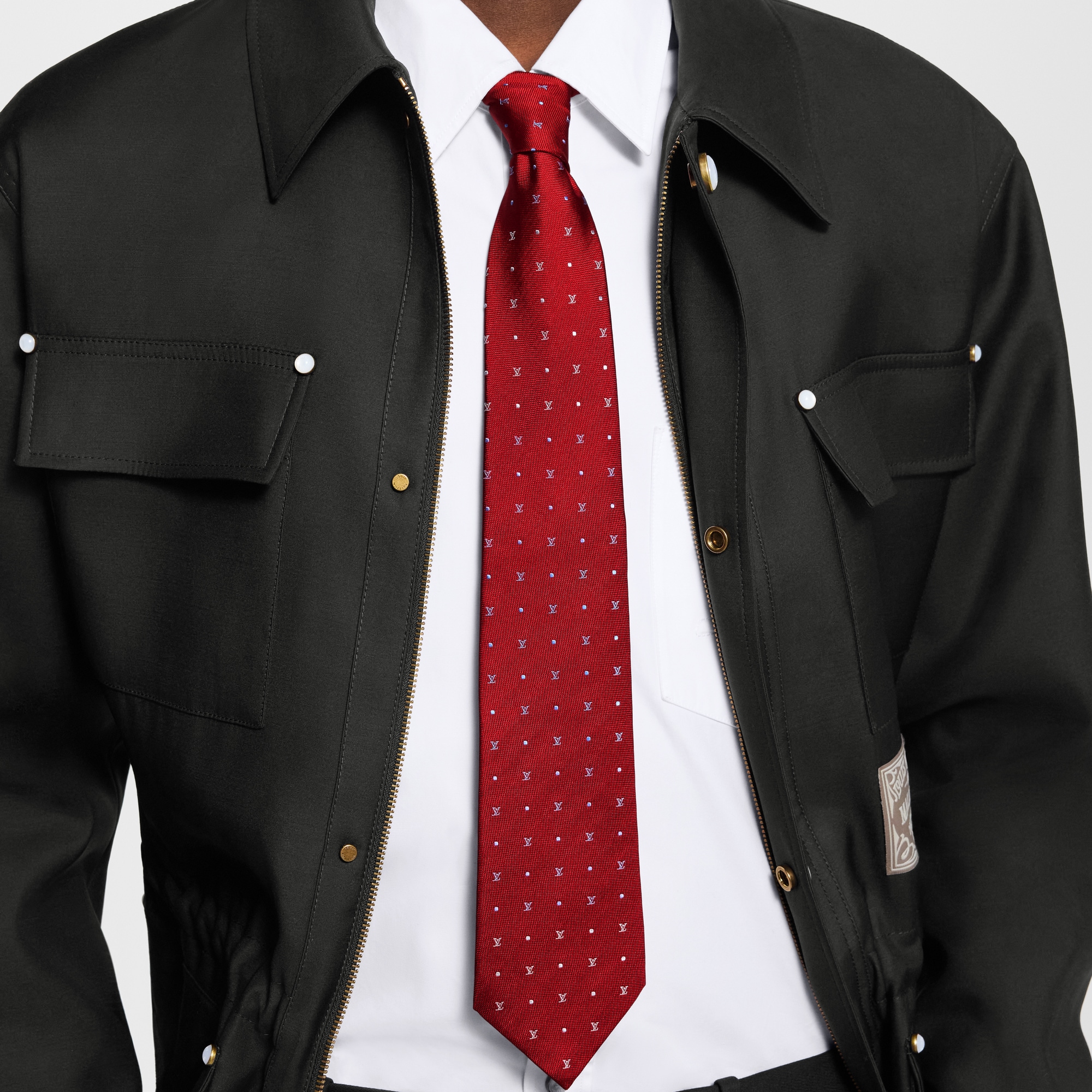 Men - Blason Dots Tie S00 Men Accessories Ties and Pocket Squares | LOUIS VUITTON (Product zoom)