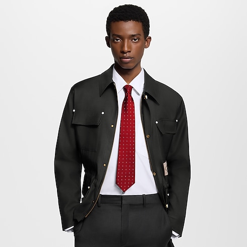 Men - Blason Dots Tie S00 Men Accessories Ties and Pocket Squares | LOUIS VUITTON (Product zoom)