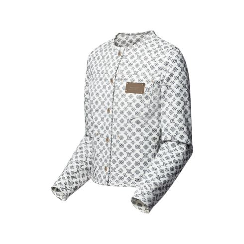 Women - Blurry Monogram Jacket Women Ready-to-Wear Coats and Jackets | LOUIS VUITTON (Product zoom)