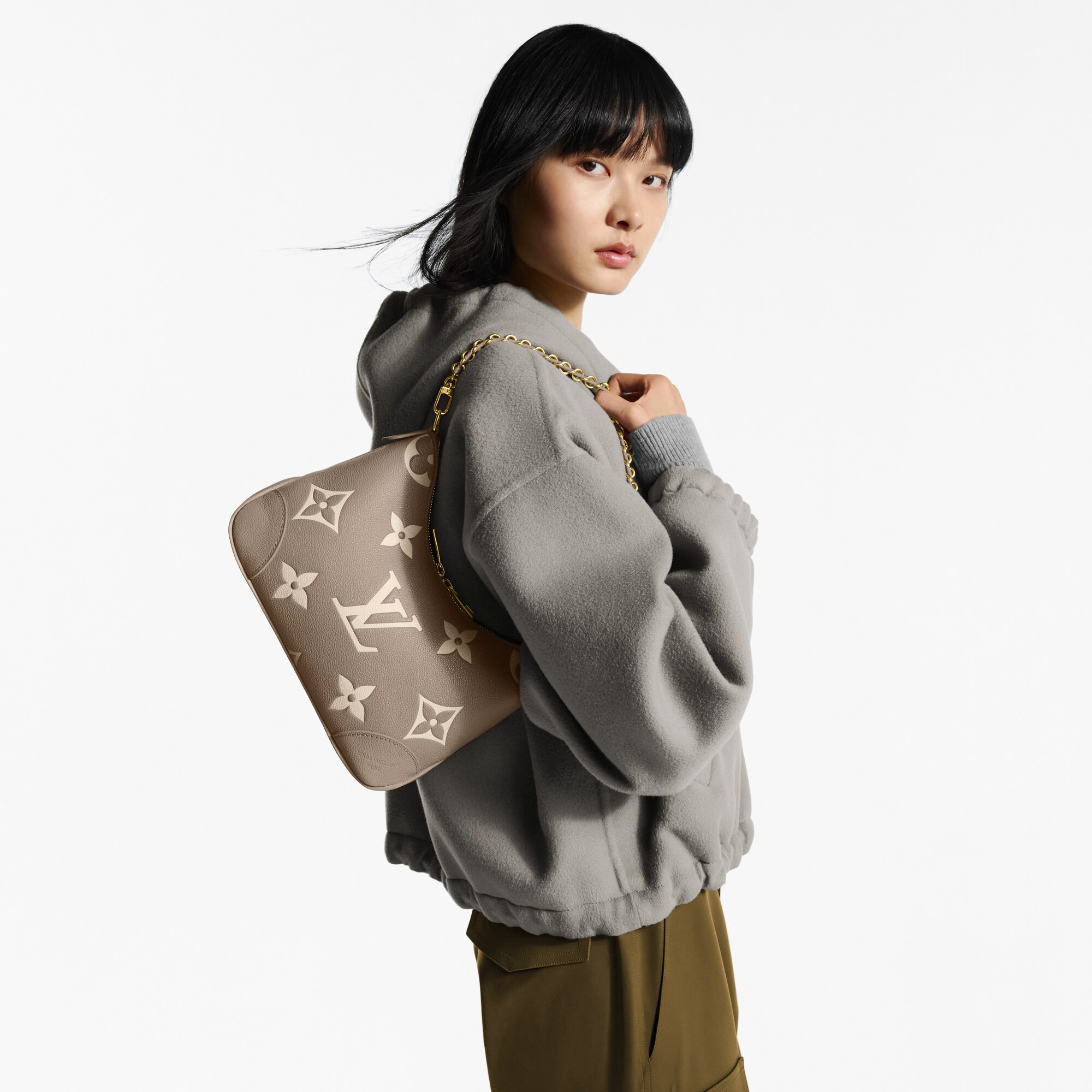 Women - Boulogne PM Bag Bicolour Monogram Empreinte Leather Women Handbags Handbags | LOUIS VUITTON (Product zoom)