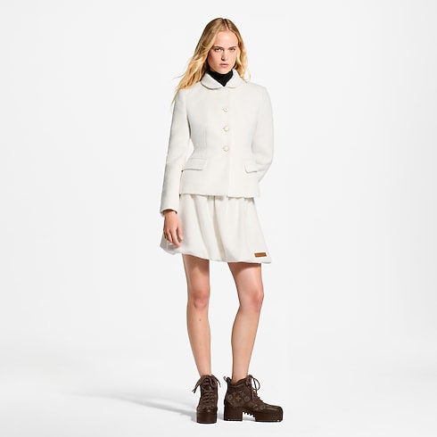 Women - Brushed Fitted Jacket Women Ready-to-Wear Coats and Jackets | LOUIS VUITTON (Product zoom)