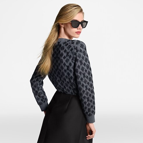 Women - Brushed Monogram Jumper Women Ready-to-Wear Knitwear | LOUIS VUITTON (Product zoom)